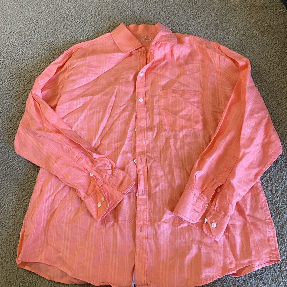 Mens Caribbean Dress Shirt